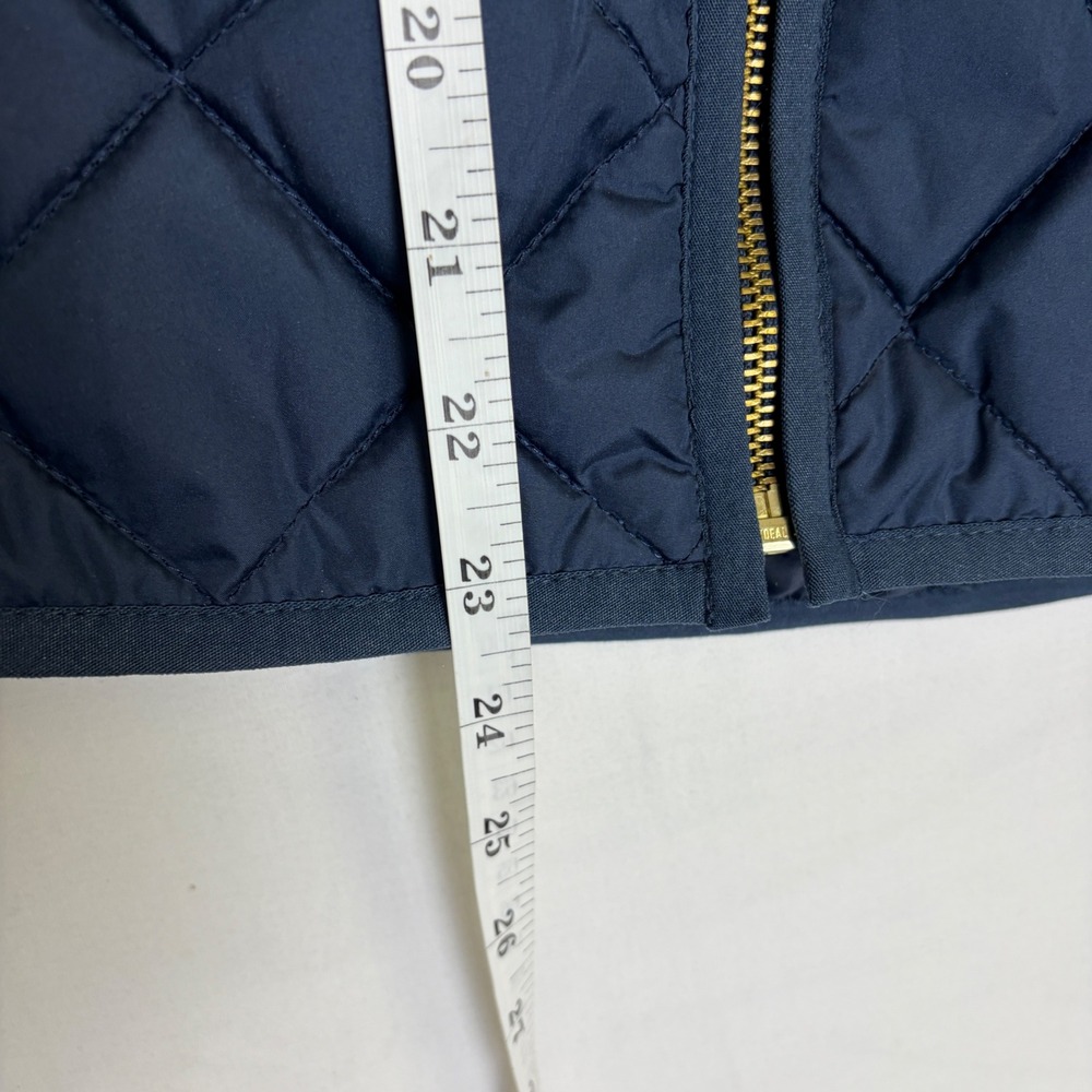 Old Navy Quilted Puffer Vest Bundle Lot 2 Olive Green Navy Zip Small Preppy - Picture 11 of 15